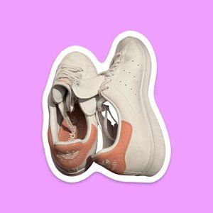ADIDAS ORANGE + WHITE SAM SMITH CLASSIC SNEAKER SHOES - WOMENS 8.5